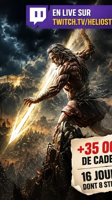 Clip YouTube tiré du replay Hélios Games